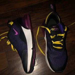 Kids Nike Air Max Black and Purple